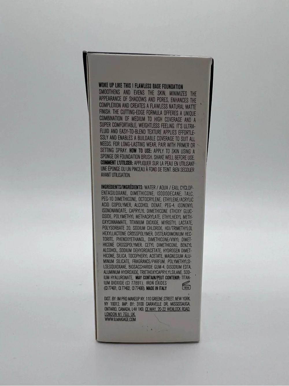IL‎ MAKIAGE 130 Woke Up Like This Flawless Base Liquid Foundation Lot T1332012